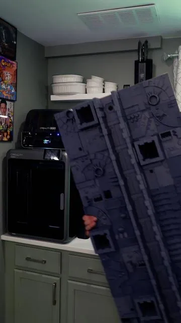 3D Printed Death Star Trench run!! @Creality official 
