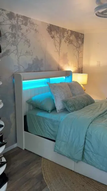 Base de cama con storage #DealsForYouDays #bedframestorage #bedframe #homeimprovement #bedroom 
