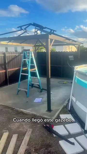 🏡 De un patio vacío a mi rincón favorito de la casa #TikTokShopCreatorPicks #SummerVibes #DealsforYouDays #PatioDecor #gazebo 