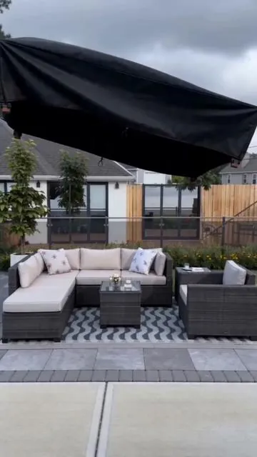 Rain and sun destroying your patio furniture? 😤 This is the easiest way to keep it brand new. Heavy-duty, 100% waterproof. Protect your investment now! 👇 #patiofurniturecover #homeimprovement #dadlife #backyardgoals #tiktokmademebuyit