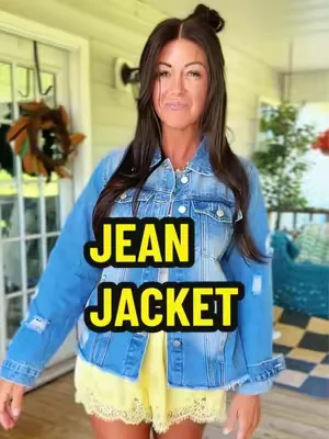 this is the LIGHT BLUE💙 #jeanjacket #denimjacket #jacket #dealsforyoudays #fyp 