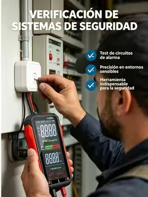 Compatible con múltiples aplicaciones eléctricas, desde pruebas domésticas hasta mantenimiento industrial.#videowave #electricalwork #fathersdaygift #HomeElectricalTest #multimerica 