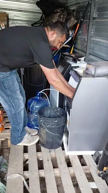#I 【Father's Day】VEVOR Commercial Ice Maker Machine, 130Lbs/24H with 33Lbs Storage, 45 Cubes per Cycle, Stainless Steel Freestanding & Under Counter Ice Maker with LED Display & Self-Cleaning, for Home Bar Restaurant