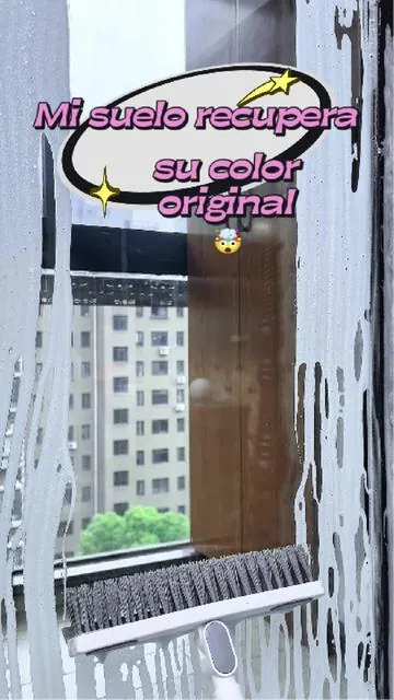 Mi piso se desvanece el color marrón aburrido y sucio y vuelve a su color original.#mantenimiento #lavavajillas #olores #fyp 