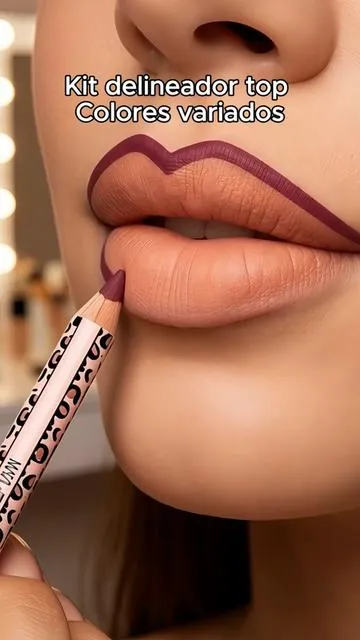 Set 12 delineadores terciopelo que no se borran 💋#tiktokshop#fyp #makeuptutorials #tiktokshopstockup 