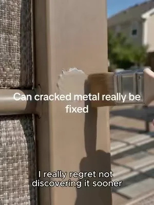 Fix metal without professional tools #diyrepair #metalfix #steelputty #homehack#tiktokshop 