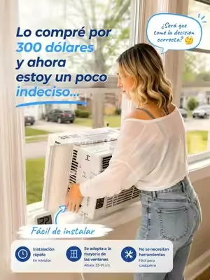 Lo compré por 300 dólares y ahora estoy un poco indeciso...#Midea #ac #summerfinds #dealsforyoudays #Greenish 
