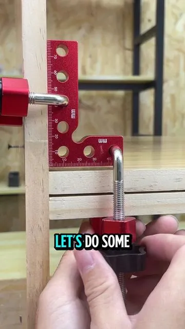 Heavy-duty 90° clamp system for flawless woodworking. No shifting, no guessing—just perfect square builds. Now 60% OFF. #TikTokShopDealsforYouDays #Summervibes #WoodworkingTools #PrecisionTools #DIYWoodworking