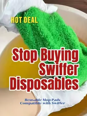 Stop throwing away Swiffer pads! These reusable ones last all year 😍 #swiffer #swifferhack #dealsforyoudays #tiktokshopdealsforyoudays #summerwins 