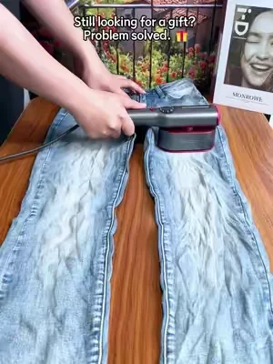 Vertical steam or flat iron, this tool does it all. A great Father's Day find at 65% off! 👔✨#viral#Summervibes#ironing #steamer#DealsForYouDays