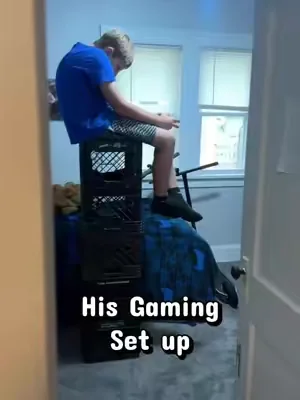 My son was ready for a new Gaming chair to add to his Gaming set up! #gamingchair #GamingSetup #videogamelover #videogames #tiktokdealsforyoudays 