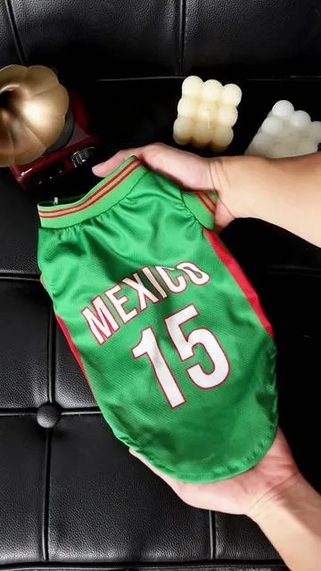 Mexican pet soccer jersey⚽️⚽️🇲🇽🐶🐶#pet #2026worldcup #DealsforYouDays #soccertiktok #SummerVibes 