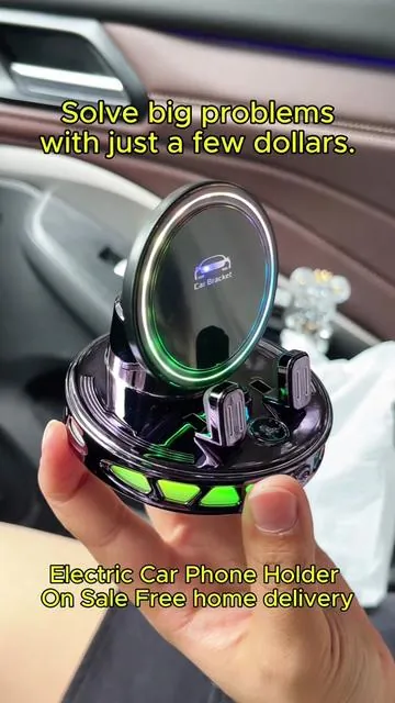Car Navigation Mount, Multi- Functional Car Mount, 360° Rotatable and Adhesive #carmount #car #wirelesscharging #tiktokshop #tiktokmademebuyit