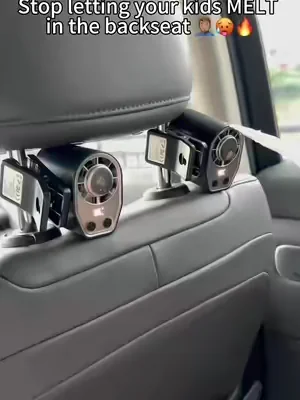 Stop letting your kids MELT in the backseat 🤦🏽‍♂️#coolingfan#tiktokshop#summeressentials#portablefan#fan