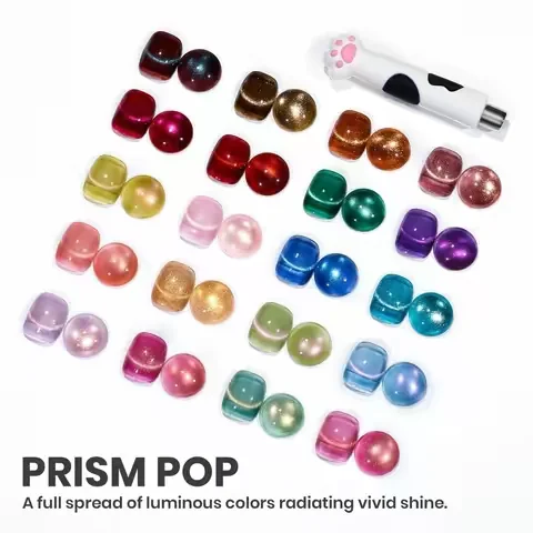 Each color has its own unique sparkle, depth, and personality! SO....why not get them alll! Beetles Cat Eye Gel Nail Polish - Prism Pop 🔥From June 17 – July 2, enjoy a discount of more than 60% off torewide🔥 #tiktokshopdealsforyoudays #BeetlesSummerDrop #spotlightday #beetlesgelpolish #summernails 