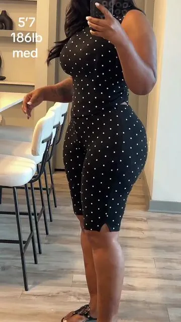 Get prepared to be sick of me and these capri sets 🔥 #capris #2pcset #polkadot #tiktokshopdealsforyoudays #dealsforyoudays 
