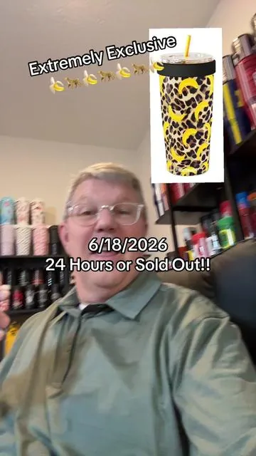 Exclusive Release the Leopard Banana ToGo!!  24 hours or Sold Out!!!  6/18/2026#exclusive #dealsforyoudays #musthave #hustlepapapaul #frostbuddy @Frost Buddy  