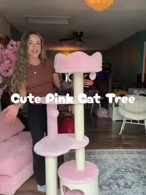 The cutest cat tree from @HappyandPolly US #cattree #cattrees #dealsforyoudays #summerwins 