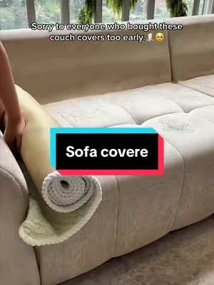 Sorry to everyone who bought these couch covers too early.#dealsforyoudays #tiktokshopmemorialday #hashtag #globalpicks #sofacover 
