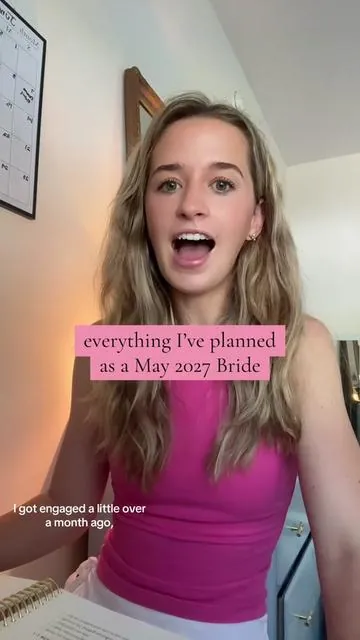 Feeling Really Good now that I’ve knocked out all of the most important vendors 💪💪 honestly having a great time planning so far not ready for the wedding scaries to hit 🤢😵‍💫  #weddingplanning #2027bride  #weddingplanner #weddingtips #2027wedding 