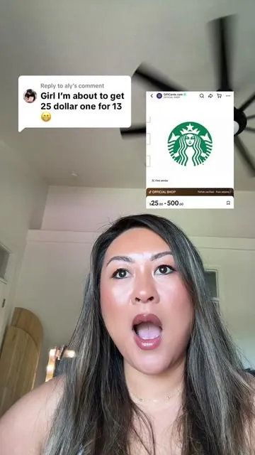 Replying to @aly Starbucks gift cards are on tiktok shop!!!! #starbucksgiftcard #starbucks #giftsforanyone #coffeelovers 
