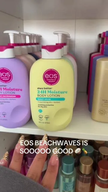 Shower routine posted on @Mae | Self Care 🧖‍♀️ beach waves smells SO good It smells straight up drinkable like a piña colada!! 🍍🥥  ##perfumetok##showertok##bodycare##eos##foryoupage