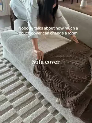 A simple swap that made a huge difference. My couch feels refreshed without spending thousands on new furniture. #Summervibes #Summerwins #HomeDecor #CouchCover #dealsforyoudays 