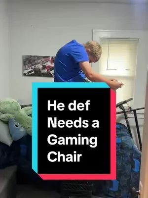 My son is in desperate need of a new Gaming chair to comfortably play video games on! #gamingchair #gtplayer #GamingSetup #videogames #tiktokdealsforyoudays 