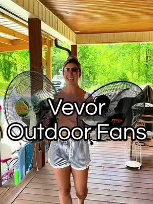 Now we can enjoy our outdoors a little bit better in the summer! #outdoorfan #vevor #vevorfans #dealsforyoudays #tiktokdealsforyoudays @Nimrods_habitat 