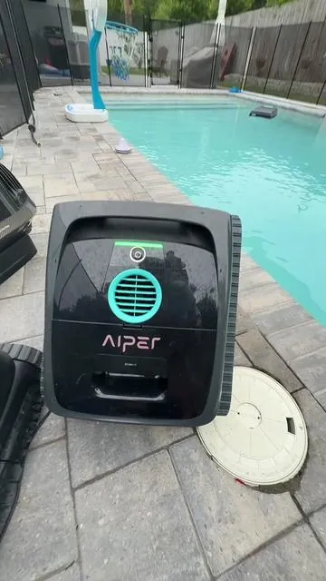 The aiper v3 is probably the most advanced cleaner of all time #fyp #pool #homeimprovement #tiktokshopcreatorpicks #dealsforyoudays 