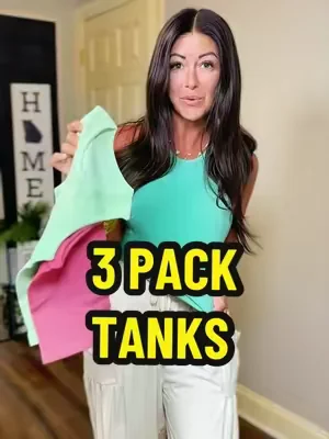 3 PACK!!!🤩 @ODODOS_Official  #tank #tanktop #seamless #dealsforyoudays #summerwins 