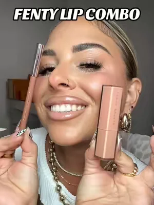 The way I’m obsessed with this 🤎🤎#nudelipcombo #fentybeauty #makeup #DealsForYouDays #summerwins 
