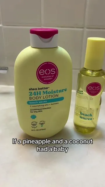 Smells so good! 🌊☀️🏝️🍍🥥 #eosbodylotion #beachwaves #summerscent #eoslotion 