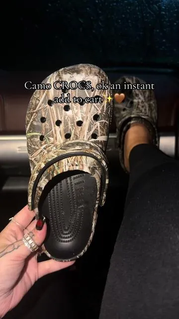 Comfortable Realtree slip on CROCS @Crocs 