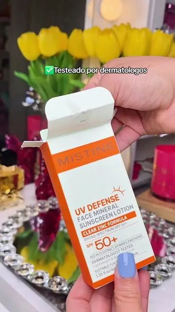 NEW】[Mistine Official] SPF50+ Mineral Face Sunscreen Lotion | Lightweight, Non-greasy | Natural Finish | Non-irritating | No Pilling | Dermatologist Tested | Gentle Formula | Sensitive & Acne-Prone Skin Friendly | Daily Use | Hydrating #SummerWins #dealsforyoudays 