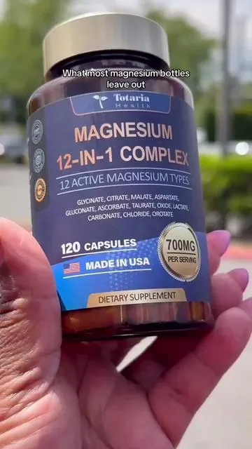 Twelve forms of magnesium, one capsule a day, and a routine that actually stays simple.##magnesium #magnesiumcomplex #magnesiumbenefits #dealsforyoudays  #wellnessroutine 