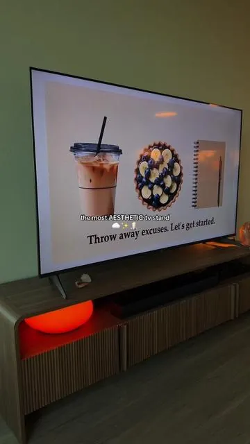 the most perfect tv stand 🫶🏼 #furniture #tvstand #amerlife #dealsforyoudays #TikTokShopDealsforYouDays 