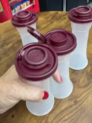 Keep your favorite spices organized and easy to grab with this Tupperware 4-piece Hourglass Seasoning Shaker Set. Perfect for everyday cooking, baking, and meal prep. #TupperwareKitchen #SeasoningShakers #tiktokshopcreatorpicks  #SummerVibes  #dealsforyoudays 