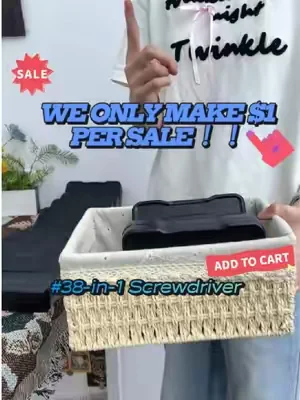 I thought the discount was a mistake at first. Turns out it’s real, and it won’t last long.#tiktokshopdealsforyoudays #summerwins #hometools #screwdriver #diytools 