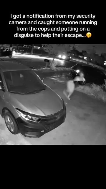 Have I just caught a bank robber on my security camera?! 🫢 #eufy #caughtoncamera #securitycamera #crime #cops 