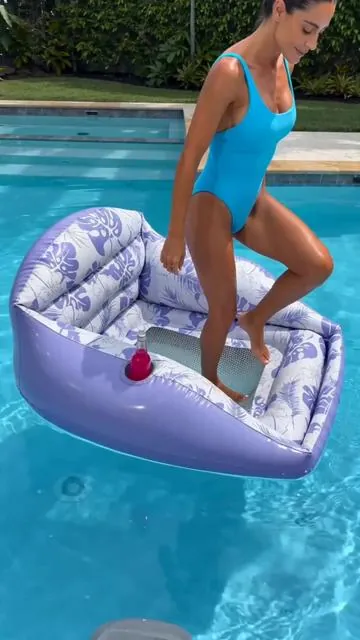 Get ready for the ultimate summer chill! ☀️ This large inflatable water sofa is your perfect companion for pool days or outdoor lounging. It's a versatile 3-in-1 design, functioning as a comfortable lounge, float, and chair. Plus, it features a handy cup holder for your favorite drink. Imagine relaxing in tropical style this season! Elevate your relaxation game. Tap to shop and make this yours! #poolfloat #watersofa #DealsForYouDays #AIGC #Moras