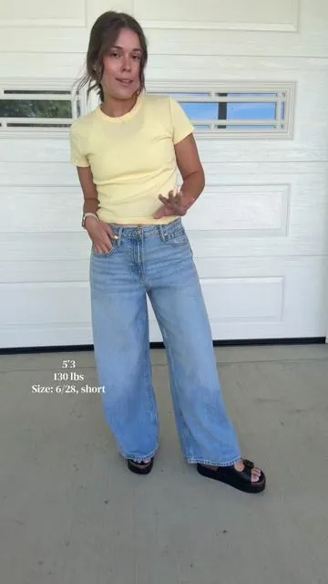 Gap UltraSoft baggy jeans!! #gapjeans #baggyjeansoutfit #baggyjeans #midrisejeans #dealsforyoudays 