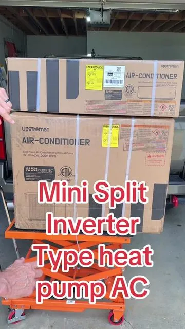 Mini Spilt Inverter Type Heat Pump air conditioner unit #airconditioner #airconditioning #cooling #fathersday @UPSTREAM 