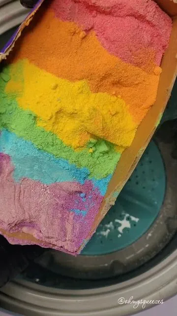 Colorful xtra overload! Love always wins 🌈 Sudsy colorful squeezes & rainbow powder bombs. ❤️🧡💛💚💙💜 This was so fun to record!!! Hosted by: @sammipaste @Ajaxplay☆ @🫧🎀PrettyLittleSqueezer🫧🎀 @Boogie Cleans🫧❄️   #cleantok #laundry  #pridemonth #laundryoverload #laundrytok 