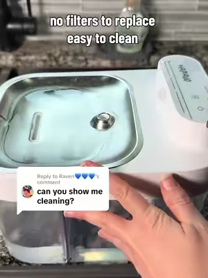Replying to @Raven💙💙💙 easy to clean 🧼 #summerwins #dealsforyoudays #SummerVibes #petlovers #catwaterfountain 