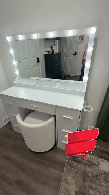 No esperaba enamorarme de este vanity…#vanetymakeup #makeup #tiktoksho #maquillaje 