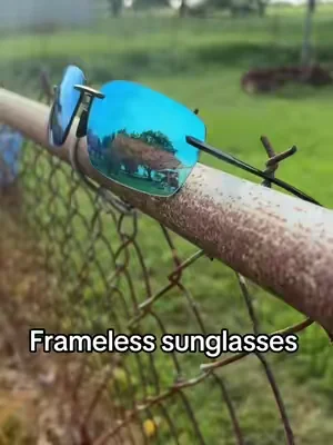 Frameless sunglasses  #framelessglass #sunglasses #bluecollar #summertime #sale 