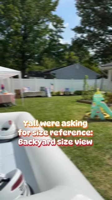 #tent #backyardparty #backyardvibes #dealsforyoudays  #sideview this is the side view of the tent since everyone is asking 