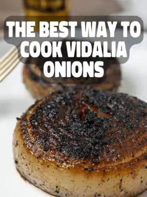 Happy National Onion Ring Day! 🧅🔥 I know some of y'all don't like fried onion rings... I know, crazy. 😂 So we're switching things up with these pan-seared Vidalia sweet onions. Simple, packed with flavor, and a great way to enjoy onions without the fryer. Would you take these over a classic onion ring? Let me know in the comments below.