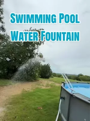 Swimming Pool Water Fall Fountain. A fun way to make your pool more exciting.